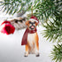 Design Toscano JH576303 Christmas Xmas Boxer Holiday Dog Ornaments, Full Color...