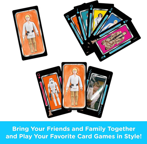 Aquarius Star Wars Luke Skywalker Premium Playing Cards - Luke Skywalker Themed Deck of Cards for Your Favorite Card Games - Officially Licensed S...