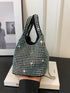 Evening Bag, Rhinestone Clutch Sequins Purse Designed for Parties, Wedding Celebrations, Prom Nights, and Clubs...