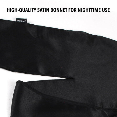 Evolve Satin Wrap Scarf, Black...