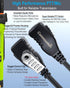 commountain CLS1410 CLS1110 Earpiece with PTT/Mic for Motorola Walkie Talkies Radios DTR550 DTR700 RDU4100 RDU4160D RMU2040 RMU2080D RMU2080 DLR10...