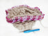 Authentic Knitting Board Flexee Loom Links Skinny, Small Gauge, for Thin Yarn, 48 Links, 96 pegs...