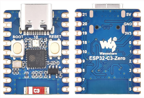 ESP32-C3 Mini Development Board, Based on ESP32-C3FN4 Single-Core Processor 160MHz Running Frequency, Support 2.4GHz Wi-Fi & Bluetooth 5, Onboard ...