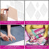 Diamond Quilting Acrylic Templates 4", 3", 2", 1" 60 Degree 1/4" Seam Allowance, 1/8" Acrylic...