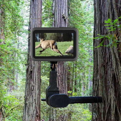 Trail Camera Mount, Game Camera Mount, Camera Tree Mount, 2 Pieces Kit Trail Cam Mount with 1/4"-20 Screw Mounting,Trail Camera Stand...
