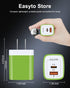 3Pieces C Charger Block, AILKIN 20W PD + QC3.0 USB-C Wall Charger Dual Port Box Cube for iPhone, Samsung Galaxy, Motorola, LG, Google Pixel, Super...
