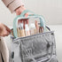 PACKISM TSA Approved Toiletry Bag - Clamshell Closing Clear Makeup Bags with Handle, Laurel Green, Quart-sized Clear Travel Bags for Toiletries, C...