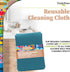 Reusable Cleaning Cloth, 2 Pack - Multipurpose Super Absorbent, Reusable, Durable, Washable Kitchen Towels, Cleaning Rags, Cloth Wipes, Wash Rags,...