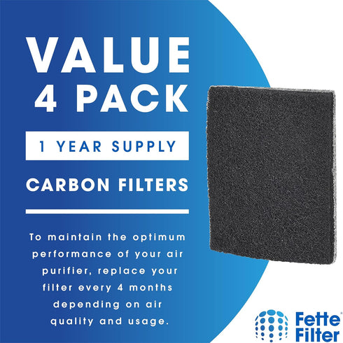 FLT200 Air Purifier Filter Compatible with GermGuardian Filter Q for AP201/AC225 Air Purifier AC225W PG AP201W Plug-in Air Purifiers- Pack of 4...