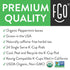 FGO Organic Peppermint Tea K-Cup Pods for Keurig, 24 Count (Pack of 1), Naturally Caffeine-Free Herbal Tea, USDA Organic, Non-GMO, & Recyclable...
