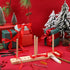 WILLBOND Bow Maker for Ribbon Wreath Wooden Maker Tool with U-Shaped Scissor and Twist Ties for Making Bows DIY Crafts Christmas Party Decorations...