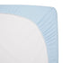 American Baby Company Fitted Crib Sheet 28" x 52", Soft Breathable Neutral 100% Cotton Jersey Sheet, Baby Blue, for Boys and Girls, Fits Crib and ...