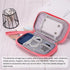 MECCANIXITY Electronic Organizer Case Travel Cable Organizer Bag Single Layer Waterproof Pouch Carry Case for Cable, Cord, Charger, Pink, 190x110x...