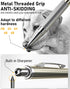 Nicpro 34PCS Art Mechanical Pencils Set, Metal Drafting Pencil 0.3 mm & 0.5 mm & 0.7 mm & 0.9 mm & 2PCS 2mm Lead Holder (6B 4B 2B HB 2H 4H Colors)...