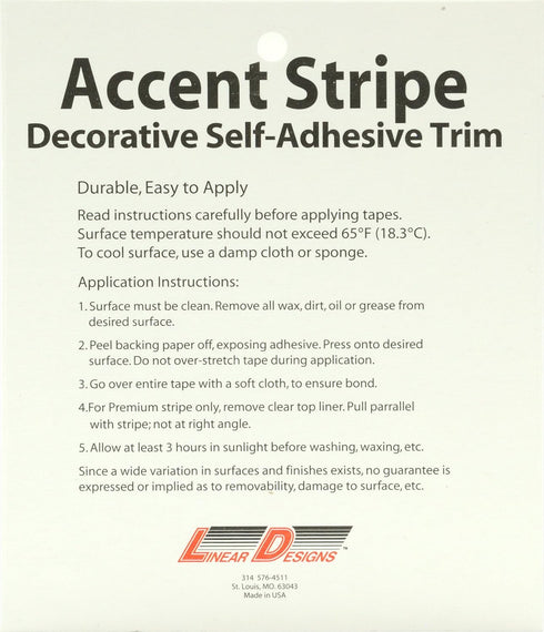 Solid Stripe for Auto Truck Boat - 3mil Vinyl - 1" x 50' - Black...