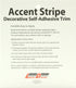Solid Stripe for Auto Truck Boat - 3mil Vinyl - 1" x 50' - Black...