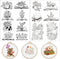 Water Soluble Embroidery Patterns Stabilizers - Rngmsi 2 Sheets Book Lover Stick and Stitch Embroidery Paper Wash Away 14 Pcs Cat Flower Embroider...