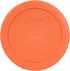 Pyrex 7200-PC 2-Cup Orange Food Storage Replacement Lid (6-Pack) - Made in USA...