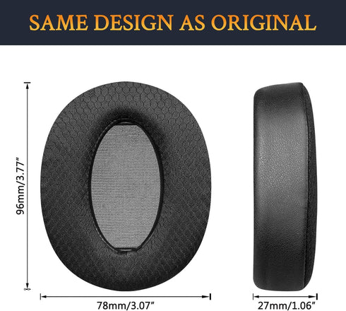 SOULWIT Cooling Gel Replacement Earpads for Sony WH-H910N H910 h.Ear on 3 Wireless Noise-Canceling Headphones, Ear Pads Cushions with Noise Isolat...