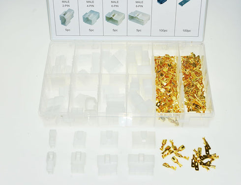 Swordfish 70300-240pc Terminal & Wire Harness Insulation Plug Connector Assortment...