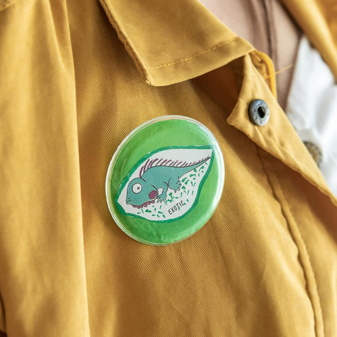 12 Buttons to Design 2.5" Diameter Clear, Pop & Place Your Insert, Pin Back on Clothes, Hats, Bags, for Kids & Adults, Athlete and Events Support,...