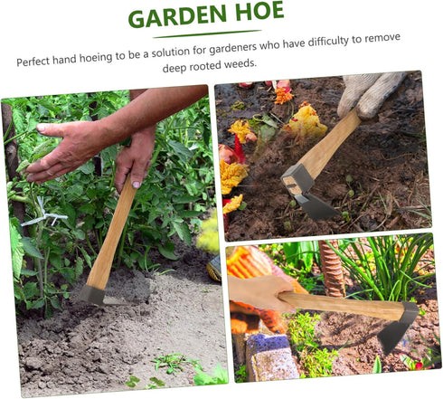 Weeding Hoe Vegetable Hoe Puller Garden Hoes for Weeding Steel Gardening Hoe Flower Farming Hoe Garden Edger Weeder Hand Held Hoe Garden Hand Hoe ...