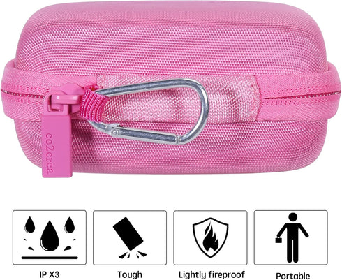 co2CREA Hard Case Compatible with Digital Camera, VAHOIALD/IWEUKJLO/CAMKORY/BEVLXNIV/PRISIA/Sevenat Kids Video Camera, Pink...