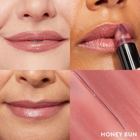 LAURA GELLER NEW YORK Italian Marble Sheer Lipstick - Honey Bun - Hydrating & Lightweight - Vitamin E & Caster Seed Oil - Cream Finish...