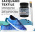 Jacquard Products Black Textile Color - Fabric Paint Made in USA - JAC1122 2.25-Ounces - Bundled Brush Set...