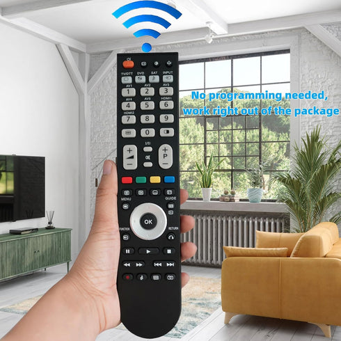 Replacement Remote Control for Hitachi P50H401 P50H401A P55H401 CLU-4372UG2 HL02076 P55H4011A P55G551 LE39H316 LCD LED HDTV TV...