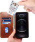 SINIANL Compatible iPhone 12 Pro Max Leather Wallet Folio Case with Magnetic Closure Kickstand Card Slots Flip Book Cover for iPhone 12 Pro Max 6....