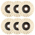 6 Pcs Wool Polishing Wheel Disc 4-1/2" x 7/8" Arbor, Thicken Buffing Wheel for Angle Grinder, Grinder Polishing Wheel Great for Buffing Metal, or ...