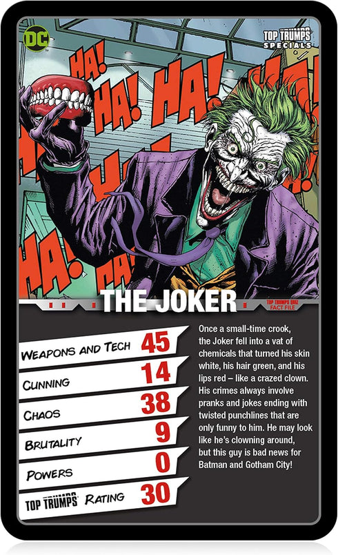 Top Trumps Card Game DC Super Villains - Family Games for Kids and Adults - Learning Games - Kids Card Games for 2 Players and more - Kid War Game...