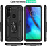 Androgate Moto G Stylus/Pro Case with Tempered Glass Screen Protectors, Ring Kickstand Car Mount, Shockproof Cover, Black...