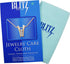Blitz 117 Premium XL 2-Ply Jewelry Cleaning and Polishing Cloth with Tarnish Inhibitor for Gold, Silver, and Platinum, Made in The USA, Nontoxic a...