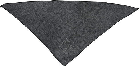 Mirage Pet Products Star of David Rhinestone Bandana, Large, Black...