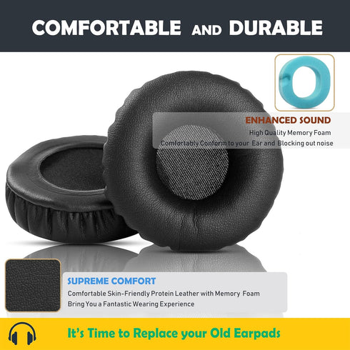 Replacement Earpads Cushion Compatible with Plantronics Blackwire C320 USB Headset Premium Ear pads with Softer Protein Leather/Memory Foam...