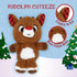 KIDS PREFERRED Rudolph The Red Nose Reindeer Cuteeze Stuffed Animal Plush Toy for Baby and Toddler Boys and Girls - 6 Inches...