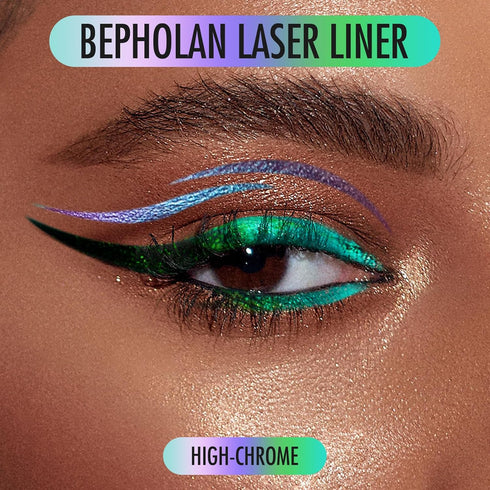 BEPHOLAN Eyeliner Pencil,Colored Eyeliners,Metallic Eyeliner,Shifting Colors Glitter Waterproof Eyeliner,24h Long-Lasting Eyeliner Pen 2PCS...