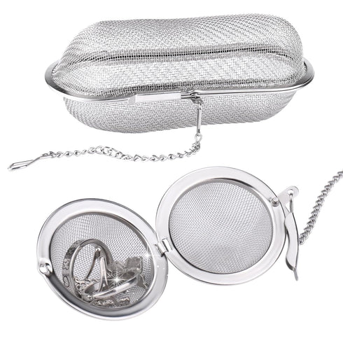 AIERSA Ultrasonic Cleaner Basket, 2Pcs Stainless Steel Basket for Ultrasonic Jewelry Cleaner,Small Part and Jewelry Cleaner Solution...