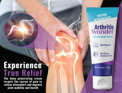 Pain Relief Cream, 4 oz – Arthritis Pain Relief Cream for Hand, Knee, Foot and Wrist Joints – Fast-Acting, Deep Penetrating, Non-Greasy Formula wi...