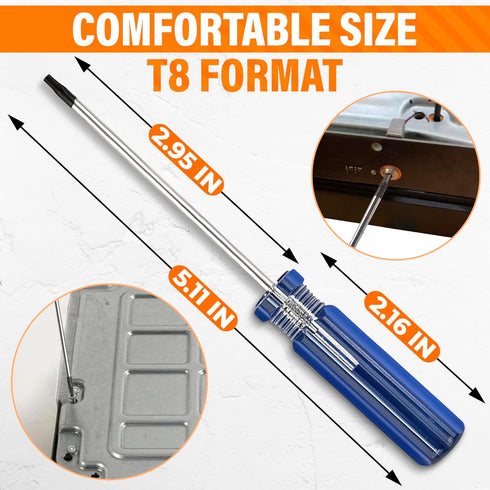 Torx T8 Screwdriver Head Magnet Ring - T8 Proof Screw Driver HDD PS3 Torx Security Screwdriver for Xbox 360 Wireless Controller and Wired Ps3 Cont...