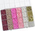 MELIUS Clay Beads Friendship Bracelet Making Kit, Polymer Beads and Spacer Beads with Pearl Beads in 24 Grid Box for Jewelry Making, DIY Bracelets...