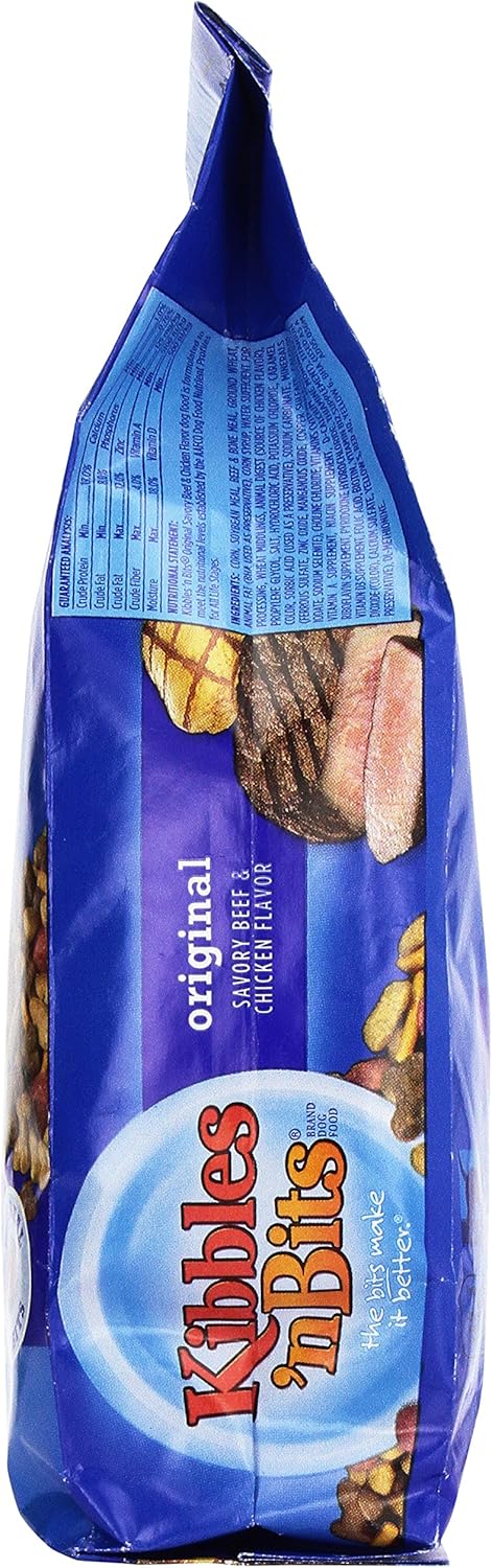 Kibbles 'n Bits Dog Food Original Savory Beef & Chicken Flavor...