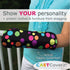 CastCoverz! Designer Arm Cast Cover - Neon Tracks - Medium Short: 11" Length X 9" Circumference - Removable and Washable - Made in USA...