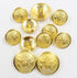 11 Pieces Metal Blazer Button Set - Eagle Badge - for Blazer, Suits, Sport Coat, Uniform, Jacket (Gold 15mm 20mm?...