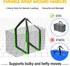 VENO 2 Pack Moving Bags, Moving Supplies, Moving Boxes, College Packing Storage Boxes with Lids Alternative, Heavy Duty Totes, Extra Large, Sturdy...
