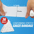 Gauze Bandages – 36 Rolls - Premium First Aid Supplies for Safe Adventuring – Flexible, Stretchable, and Breathable Gauze Rolls – 4” x 4.1 Yards B...