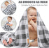 MUKIN Baby Blankets Neutral Cotton Receiving Swaddle Blanket, Large Baby Quilts for Girls Boys. Also for Newborn Nursing Cover, Baby Bath Towels, ...