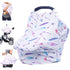 Car Seat Covers for Babies - Carseat Canopy, Multi-use Breastfeeding Covers, Girls and Boys Baby Shower Gifts...